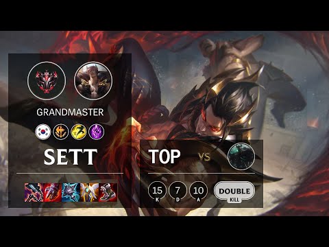 Sett Top vs Mordekaiser - KR Grandmaster Patch 11.18
