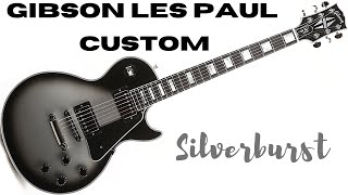 Video thumbnail for Gibson Les Paul Custom Silverburst Electric Guitar by Hollywood Rare Guitars