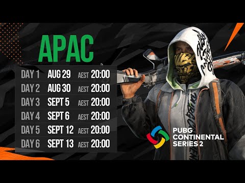 PUBG Continental Series 2: APAC - Day 1