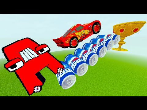 Ultimate Car Challenge: Alphabet Lore Car & Big/Small Cars vs Giant Pepsi Bump in Teardown