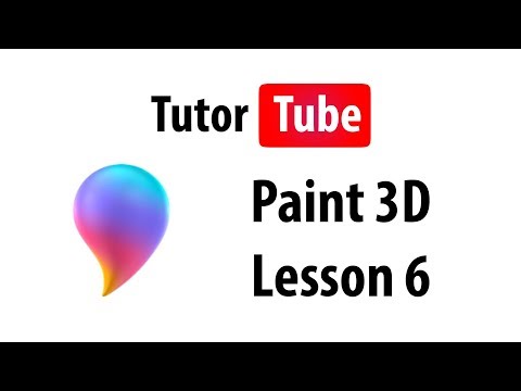 Paint 3D Tutorial Lesson 1 Interface