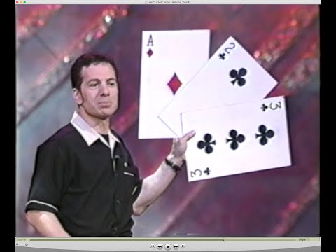 Joe Monti performs "3 Card Joe" on Masters Of Illusions