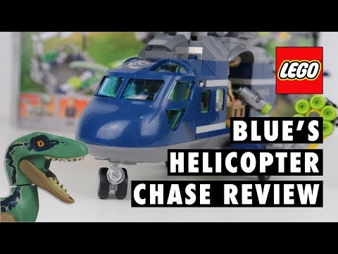 LEGO Jurassic World Review: Blue's Helicopter Chase! (Set 75928)