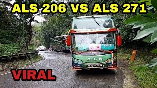 Download lagu VIRAL ngeri Detik Detik BUS ALS 206 Tempel BUS ALS 271 Nanjak Tanjakan Kodok Jalur Extreme mp3
