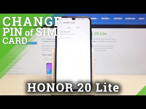 How to Remove SIM PIN From SIM Card on HUAWEI Honor 20 Lite – Disable SIM Lock