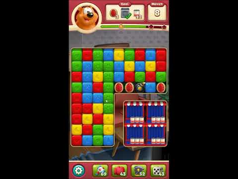 Toon Blast Level 2854 - NO BOOSTERS 🐻🐺🐱 | SKILLGAMING ✔️