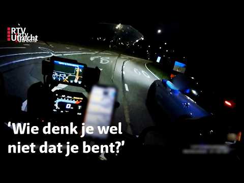 Mini gaat ervandoor na stopteken | Verkeerspolitie | RTV Utrecht