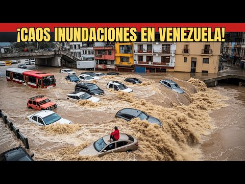 Pesadilla Inundaciones en Venezuela! ¡Las Lluvias han Inundado Carabobo,Sucre y Miranda!