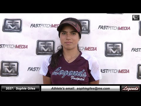 2027 Sophie Giles 4.0 GPA - First Base & Outfielder Softball Recruiting Skills Video Norcal Legends