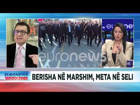 Kreshnik Spahiu  për protestën AKT: Vetëm Berisha kudo me dy flamuj në duar!