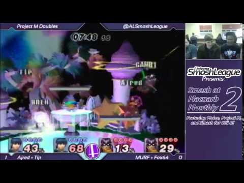 Smash at Macnarb 2 - Vapez + DJ Malady vs. Ajred + Tip - Project M