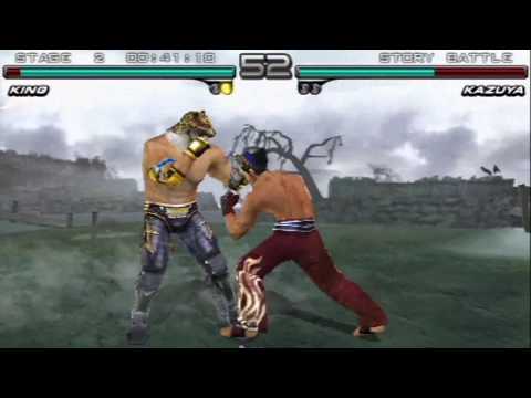 Tekken: Dark Resurrection (PSP) Story Battle as King