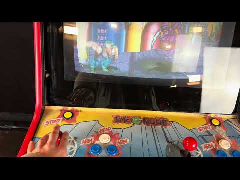 1992 Strata Time Killers Fighting Video Game Arcade Video Game Arcade