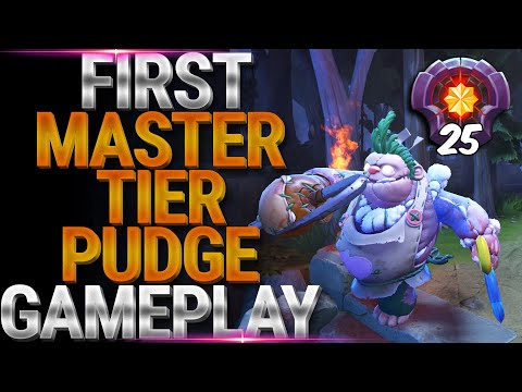 FIRST LVL 25 Master Tier Pudge Persona Gameplay - The Toy Butcher Dota 2