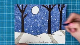 How to Draw a Winter Landscape