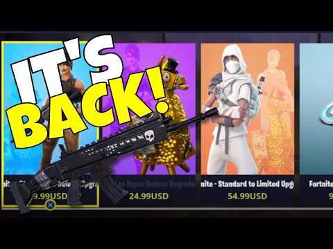 Nocturno Is Finally Back Ultimate Edition Has Returned Fortnite - ultimate limited edition are back fortnite save the world