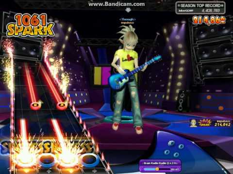 [ The Fiery Concenrt Guitar Mode] No Brian Radio Radio  (Lv.3 Hard ) 144 BPM