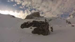 preview picture of video 'GoPro Hero 3 - Ski in Switzerland (Valais)'