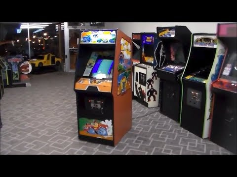 Bally's cool Bump 'N' Jump Arcade Game!  Dedicated Cabinet Gameplay Video