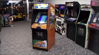 Bally's cool Bump 'N' Jump Arcade Game!  Dedicated Cabinet Gameplay Video