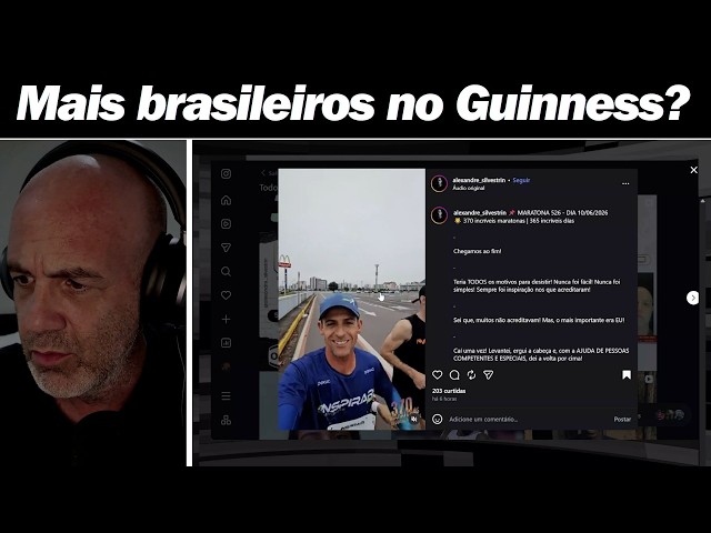 MAIS corredores BRASILEIROS no GUINNESS?