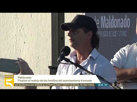 Realojo de las familias del barrio Kennedy de Maldonado.