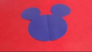 HOW TO CUT OUT MICKEY'S HEAD