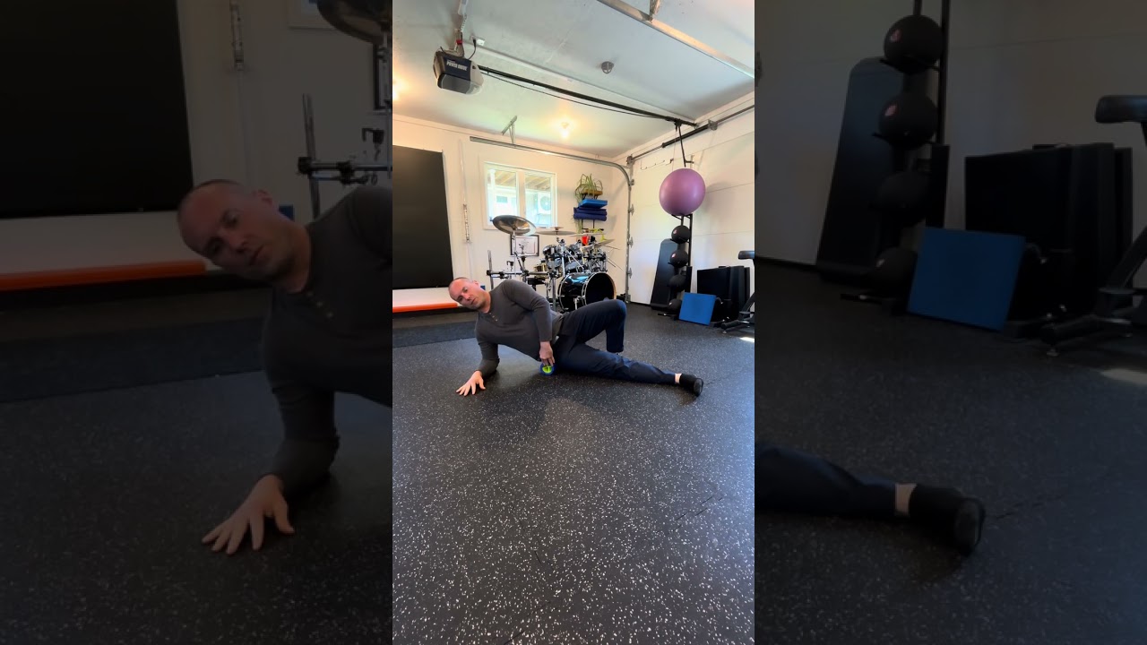 1. Level 1 Lateral Hip + Foam Roller (Side View)