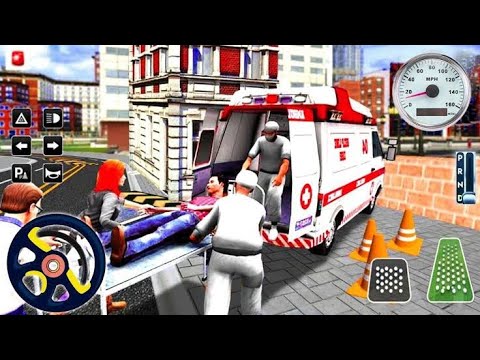 Us Police Ambulance Driving  Simulator - Rescue Ambulance Simulator Game - Android Gameplay