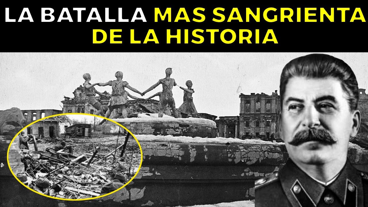 25 cosas ESCALOFRIANTES de la BATALLA DE STALINGRADO