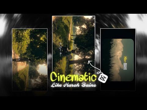 Instagram Trending Cinematic Video Editing | Like Harsh Bains | Capcut