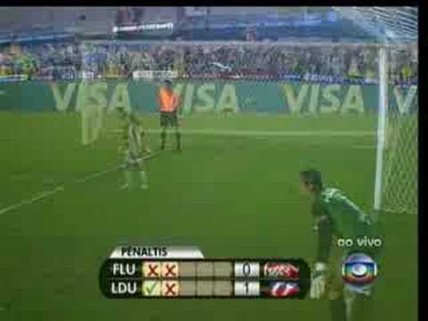 Fluminense x LDU 02/07/08 - Pênaltis