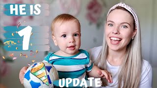 12 MONTHS BABY UPDATE: Walking, Climbing, Breastfeeding, Dropping a Nap, Sign Language | KARYNA CAST