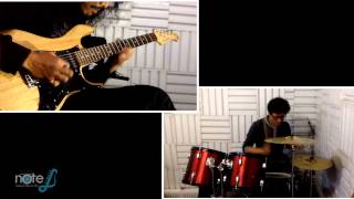 Paul Gilbert - Blowtorch Guitar / Drum Cover by Saiyed & Nikesh