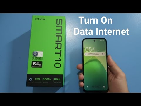 Infinix Smart 10 - How to turn on data internet