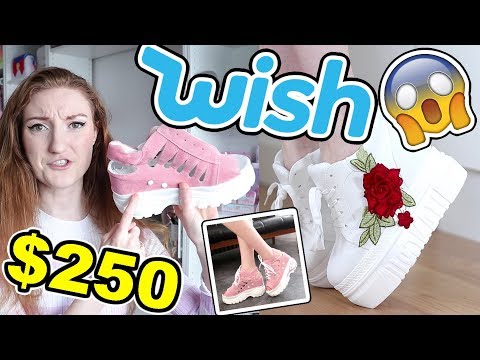 $250 WISH SHOE HAUL AND TRY ON!! 2018