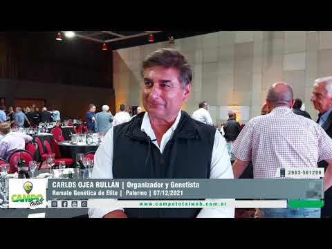 CARLOS OJEA RULLÁN |  Organizador y Genetista - Remate Genética de Elite