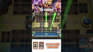 Six Samurai - Tactical Trainer + Anarchist Monk  #yugioh #masterduel