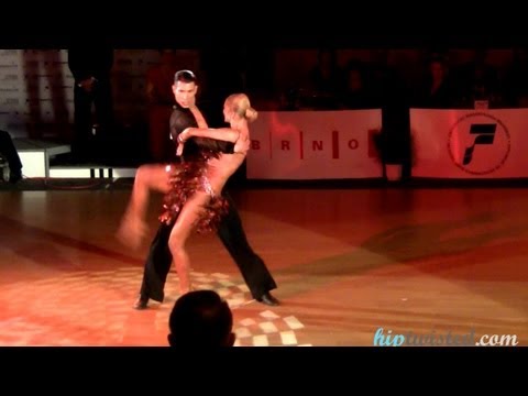 Miha Vodicar - Nadiya Bychkova, Brno Open 2012, WDSF int. open latin, final - paso doble