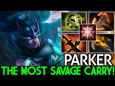 PARKER [Phantom Assassin] The Most Savage Carry! 1v5 God mode Dota 2