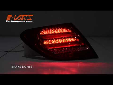 Mars Performance LED Sequential Indicators Tail Lights for Mercedes-Benz C-Class W204 C204 & C63 AMG