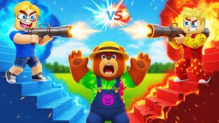 الفريق الاحمر ???? ضد الفريق الازرق ???? ( ولكن الذكي يكسب مش القوي ????‍♀️ ) جاااامد ???? !!