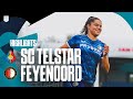 Highlights SC Telstar - Feyenoord V1 | Azerion Vrouwen Eredivisie | 2023-2024