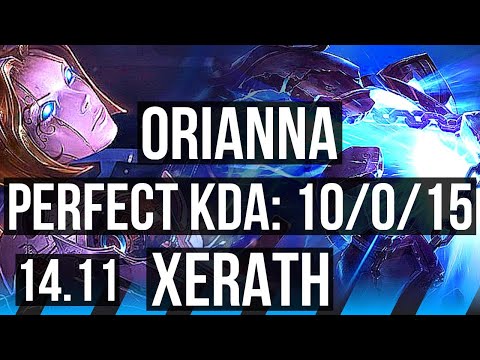 ORIANNA vs XERATH (MID) | 10/0/15, Legendary | EUW Master | 14.11