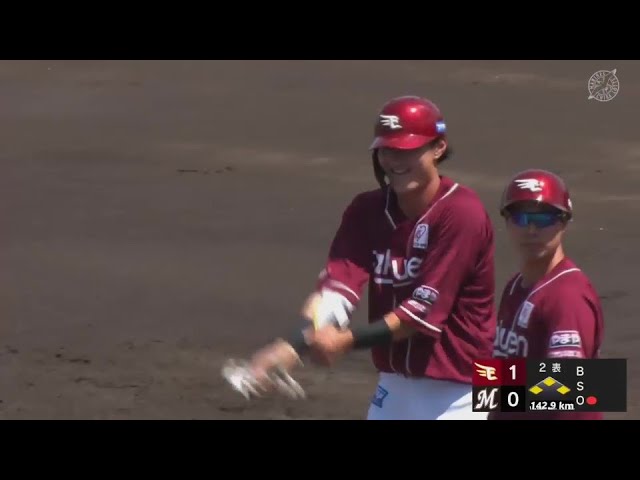 【ファーム】イーグルス・澤野聖悠 センターへのタイムリーヒットで追加点を取る!!  2024年6月8日 千葉ロッテマリーンズ 対 東北楽天ゴールデンイーグルス