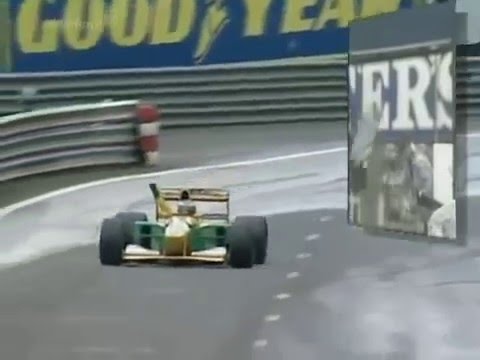 F1 1992: Michael Schumacher First Win Spa (In the rain) - Formula One Highlights HD