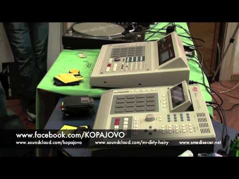 Mr. Dirty Hairy breaking down "Banksteri" beat - Kopaj Ovo! Hip-hop radionica @ Udruga Sprit