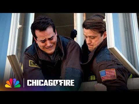 Casey and Gallo Save a Man Dangling Out a Window | Chicago Fire | NBC