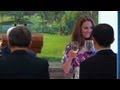 Royal toasts with water, is she pregnant - YouTube