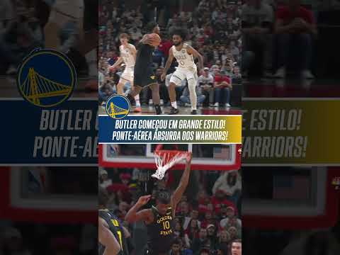 Jimmy Butler começou QUENTE pelos Warriors! #shorts